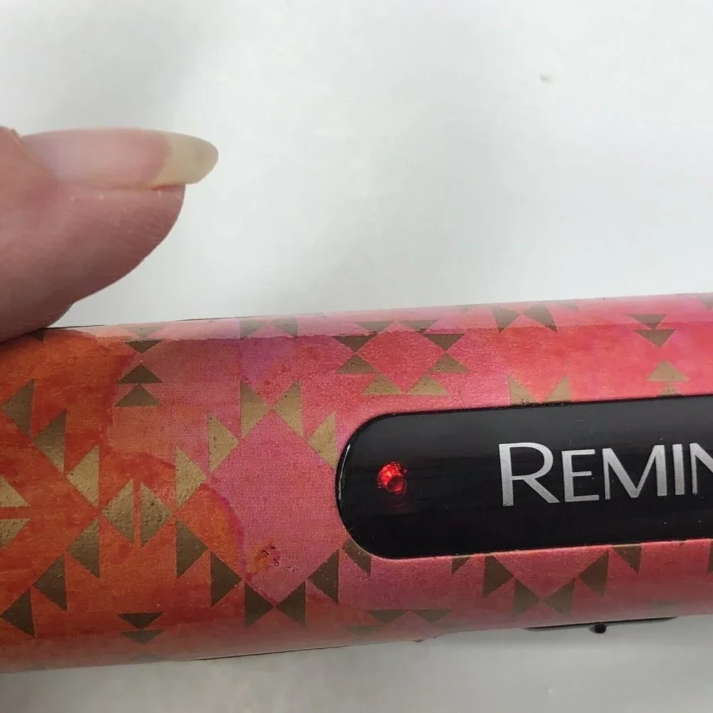 Remington 1" Flat Iron S1520 Ceramic Plate 400 F 30 Second Heat Up Purple Aztec - Picture 10 of 12